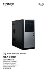 Antec New Solution NSK6500 Manuel De L'utilisateur