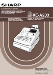Sharp XE-A203 Manuel D'instructions