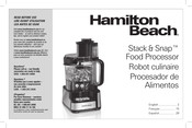 Hamilton Beach Stack&Snap 70725 Manuel D'instructions