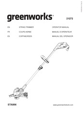 GreenWorks 21272 Manuel D'opérateur