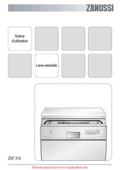 Zanussi ZDF 312 Notice D'utilisation