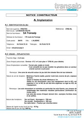 Transalp PIRATES 3760-AL Notice Constructeur