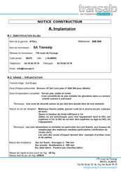 Transalp ATOLL A06 204 Notice Constructeur