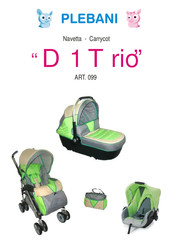 Plebani Carrycot Instructions D'assemblage Et D'emploi