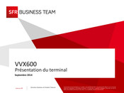 SFR BUSINESS TEAM VVX600 Présentation