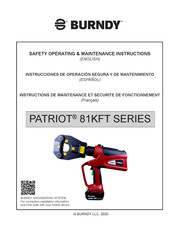 Burndy PATRIOT 81KFT Serie Instructions De Maintenance