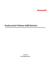 Honeywell Talkman A500 Solution Guide Produit