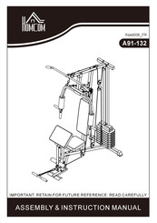 HOMCOM A91-132 Manuel D'assemblage Et D'instructions