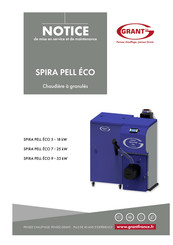 Grant SPIRA PELL ECO 9-33 kW Notice De Mise En Service Et De Maintenance