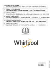 Whirlpool AFO EM10SV Instructions Pour L'installation, L'emploi Et La Maintenance