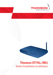 THOMSON ST716v5 Guide D'installation Et Utilisateur