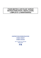 Furnotel 220 ANALOGIC Instructions Pour L'installation, L'emploi Et La Maintenance