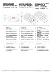 Bosch TITANUS TOP-SENS TT-2 Instructions De Mise En Place