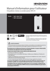 Navien NFC-250/200H Manuel D'information Pour L'utilisateur