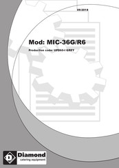 Diamond MIC-36G/R6 Instructions Importantes