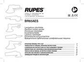 Rupes BR65AES Conversion Des Instructions De Fonctionnement Original