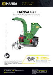 Hansa C21 Manuel D'utilisation, D'entretien Et De Sécurité