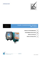 C.P.A. PR 1.5 ox Manuel De Reglage