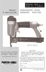 Porter Cable NS100A Manuel D'instructions