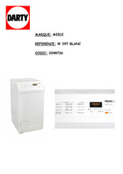 Miele SOFTTRONIC W 297 Mode D'emploi