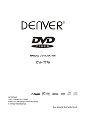 Denver DVH-7779 Manuel D'utilisation
