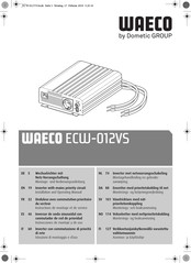 Waeco ECW-012VS Instructions De Montage Et De Service