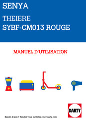 senya SYBF-CM013 Notice D'utilisation