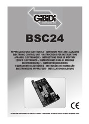 GiBiDi BSC24 Instructions D'installation