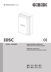 GiBiDi DSC80 Instructions D'installation