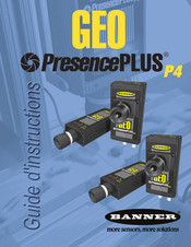 Banner PresencePLUS P4 GEO 1.3 Guide D'instructions