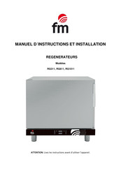 FM RG1011 Manuel D'instructions Et D'installation
