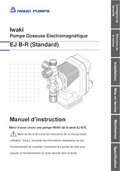 IWAKI PUMPS EJ B Serie Manuel D'instructions