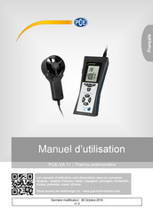 PCE Instruments VA 11 Manuel D'utilisation