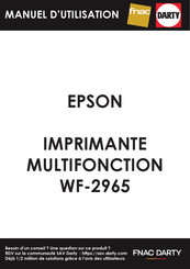 Epson WF-2860 Guide D'utilisation