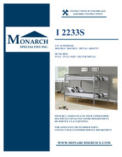 Monarch Specialties I 2233S Instructions D'assemblage