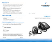 Plantronics CS70 Mode D'emploi