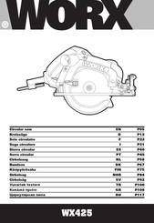 Worx WX425 Notice Originale