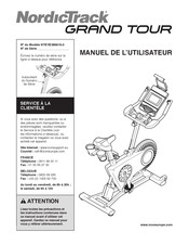 NordicTrack Grand Tour NTEVEX89916.0 Manuel De L'utilisateur