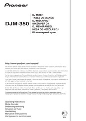 Pioneer DJM-350 Mode D'emploi