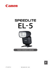 Canon Speedlite EL-5 Guide D'utilisation Avancée