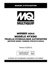 MULTIQUIP WHITEMAN HTXD6I Manuel D'utilisation