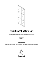 Ehrenkind KW01 Instructions De Montage