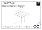 Palram TUSCANY 3x5.46 Instructions De Montage
