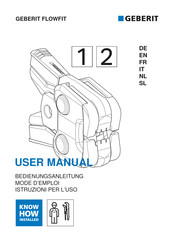 Geberit FLOWFIT Mode D'emploi