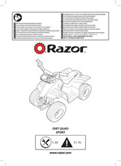 Razor Dirt Quad Sport Mode D'emploi
