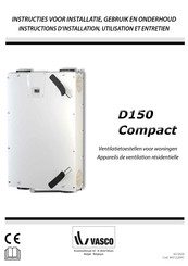 Vasco D150 Compact Instructions D'installation, Utilisation Et Entretien