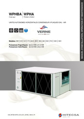 Hitecsa Verne 701 Manuel D'installation, Opération Et Maintenance