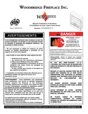 Woodbridge Fireplace Inc DV1800-E Manuel D'utilisateur Et Directives D'installation