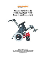 PDG Mobility FUZE T50 Jr Manuel D'entretien De L'utilisateur