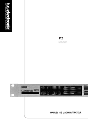 T.C. Electronic P2 Manuel De L'administrateur